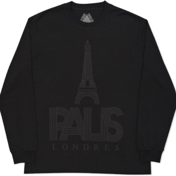 PALACE Other - 🔥 PALACE Londres Palis Paris Eiffel Tower L/S Black Shirt
